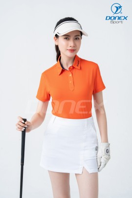 Áo thể thao nữ AC-3846 cam phối navy